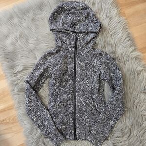 Lululemon Black & White Pattern Scuba Hoodie
